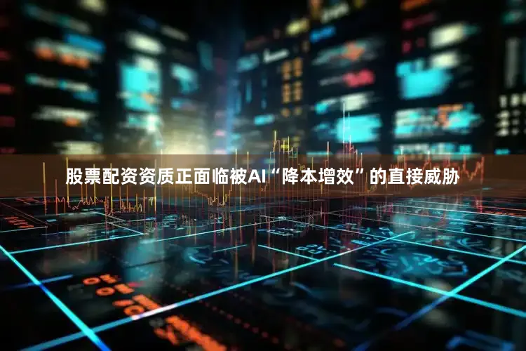 股票配资资质正面临被AI“降本增效”的直接威胁